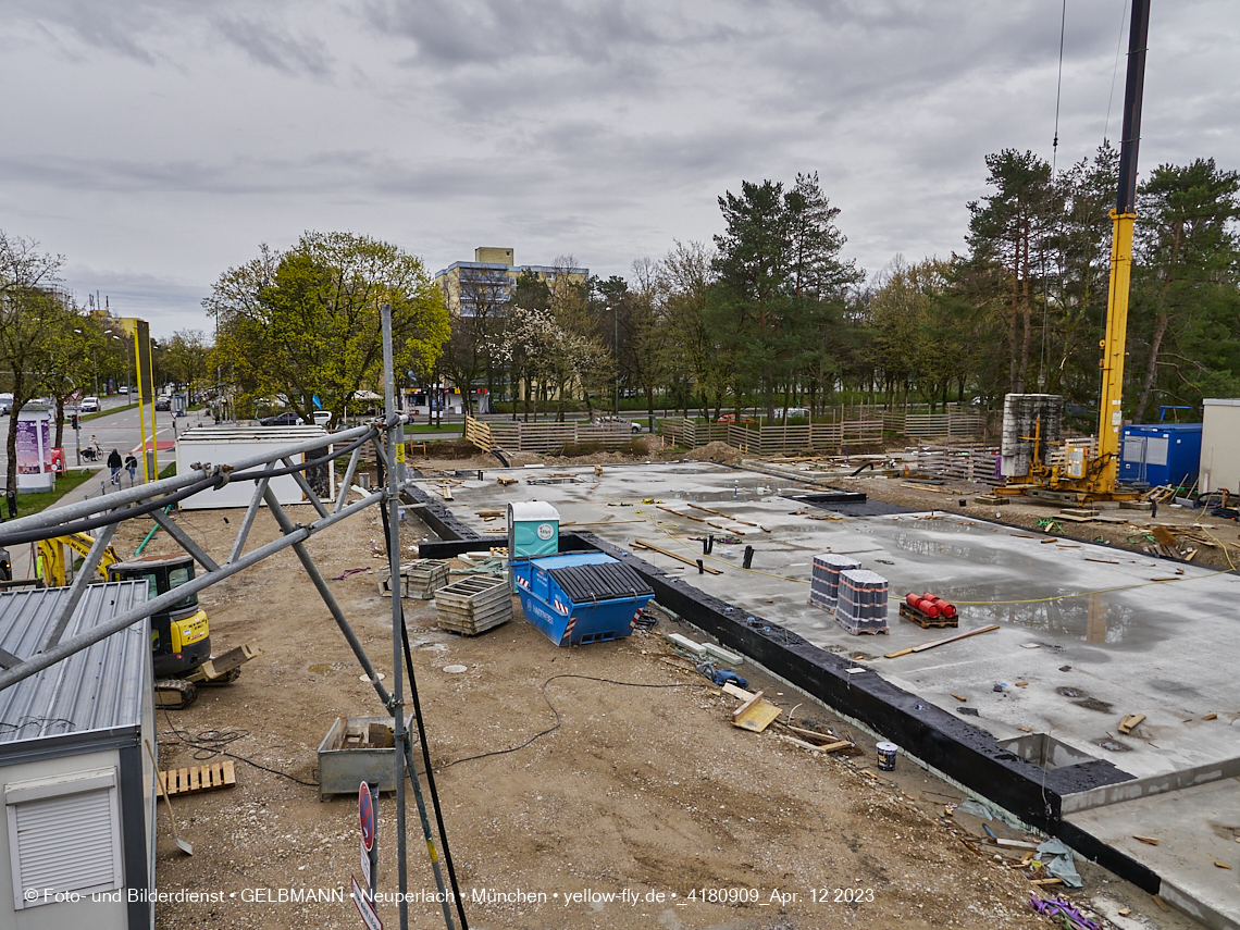 12.04.2023 - Baustelle Haus für Kinder in Neuperlach